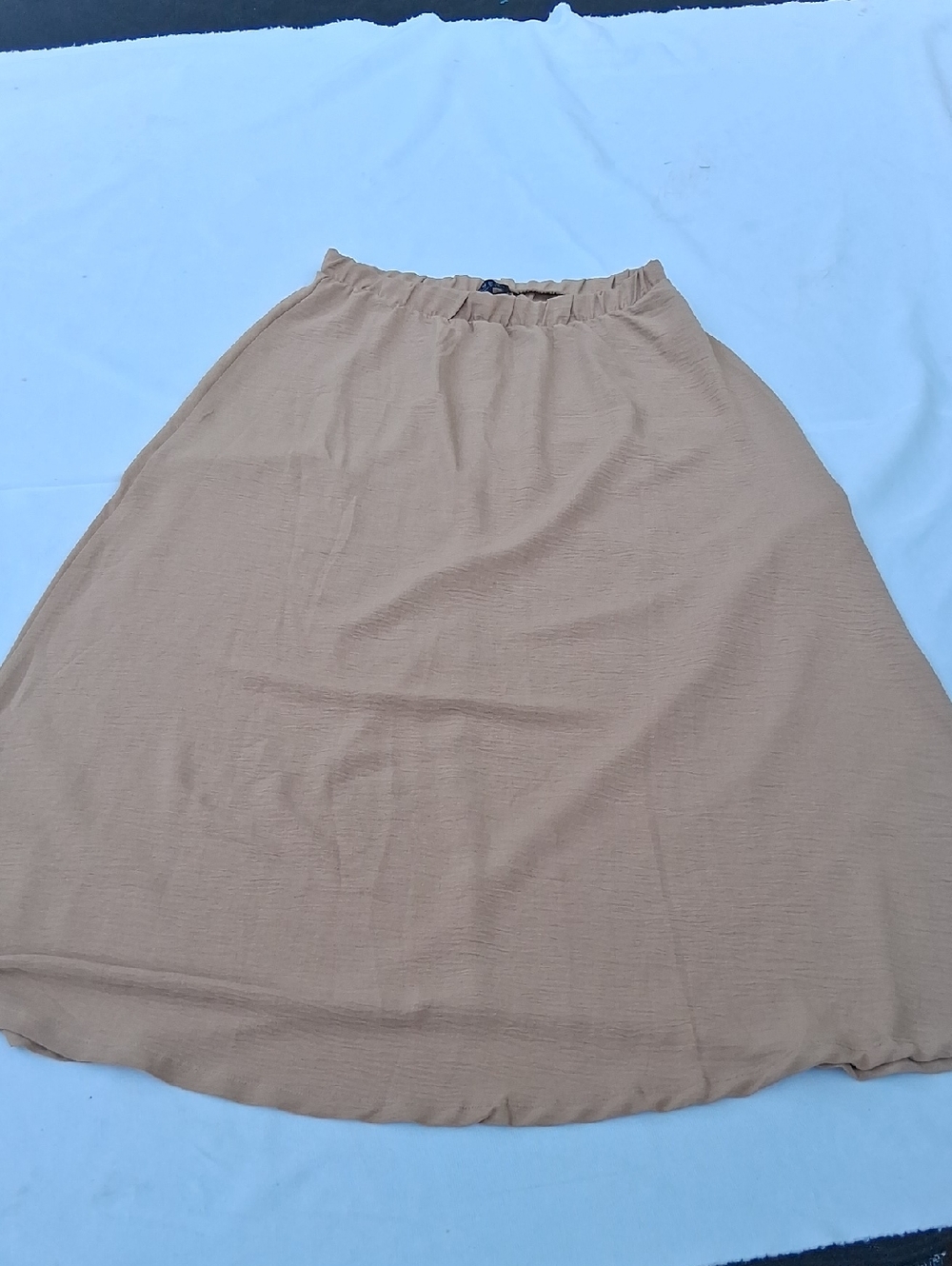 Laundry By Shelli Segal Beige A-Line Skirt